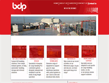 Tablet Screenshot of bdp-solutions.co.uk